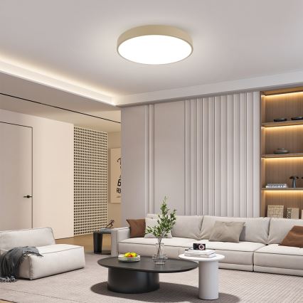 Brilagi - LED loftlampe POOL LED/60W/230V 3000/4000/6000K Ø 60 cm beige