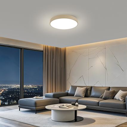Brilagi - LED loftlampe POOL LED/60W/230V 3000/4000/6000K Ø 60 cm beige