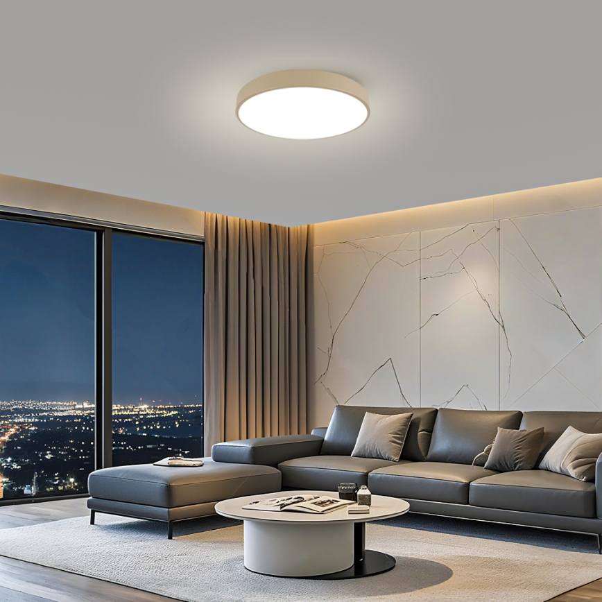 Brilagi - LED loftlampe POOL LED/60W/230V 3000/4000/6000K Ø 60 cm beige