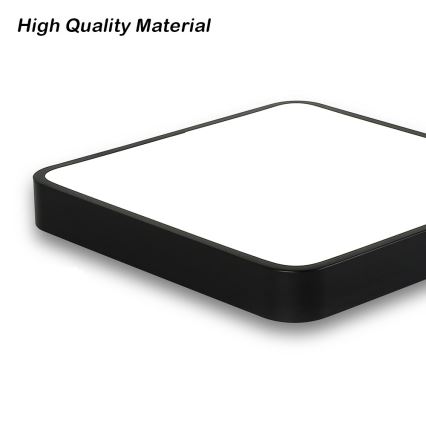 Brilagi - LED loftlampe POOL SQUARE LED/36W/230V 3000/4500/6000K 40x40 cm sort