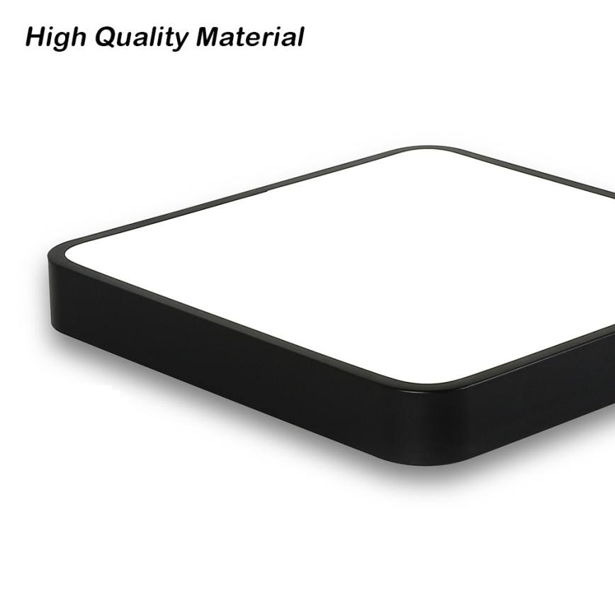 Brilagi - LED loftlampe POOL SQUARE LED/36W/230V 3000/4500/6000K 40x40 cm sort