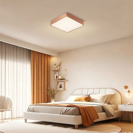 BRILAGI - LED loftlampe POOL SQUARE LED/48W/230V 3000/4000/6000K 50x50 cm kobberfarvet