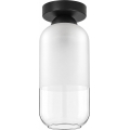 BRILAGI - LED loftlampe RETRO GLASS 1xE27/60W/230V Ø 14 cm sort/hvid