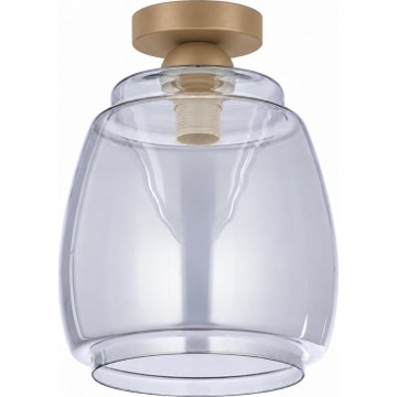 BRILAGI - LED loftlampe RETRO GLASS 1xE27/60W/230V Ø 26 cm beige/røggrå