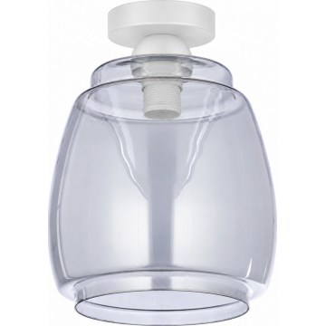 BRILAGI - LED loftlampe RETRO GLASS 1xE27/60W/230V Ø 26 cm hvid/røggrå