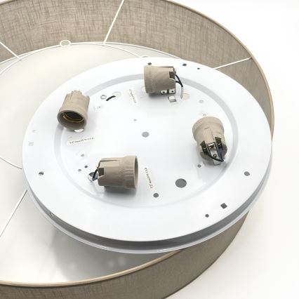 Brilagi - LED-loftlampe SIRIJA 4xE27/15W/230V Ø 60 cm beige