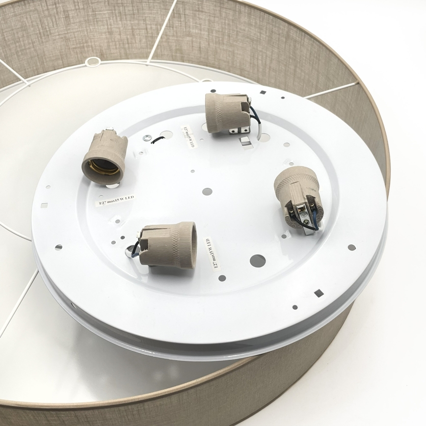 Brilagi - LED-loftlampe SIRIJA 4xE27/15W/230V Ø 60 cm beige