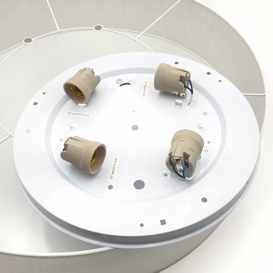 Brilagi - LED-loftlampe SIRIJA 4xE27/15W/230V Ø 60 cm hvid