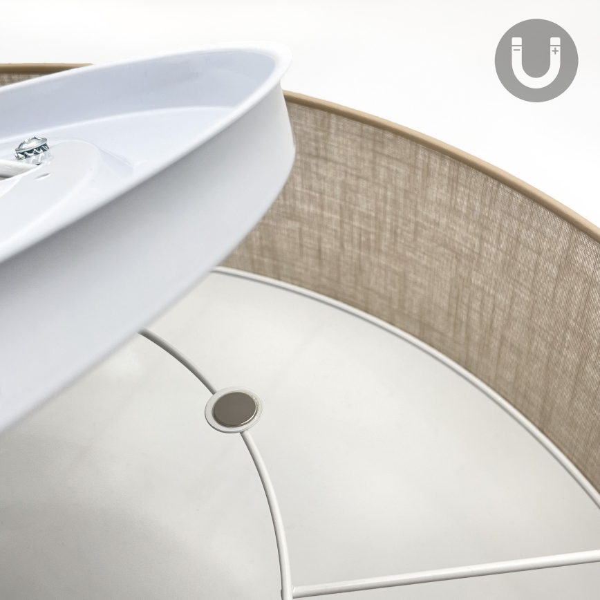 Brilagi - LED-loftlampe SIRIJA 4xE27/60W/230V Ø 60 cm beige