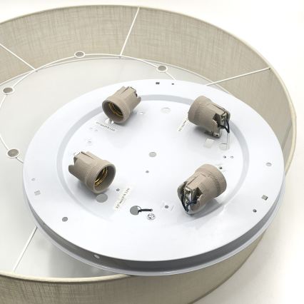 Brilagi - LED loftlampe SIRIJA 4xE27/60W/230V Ø 60 cm cremefarvet