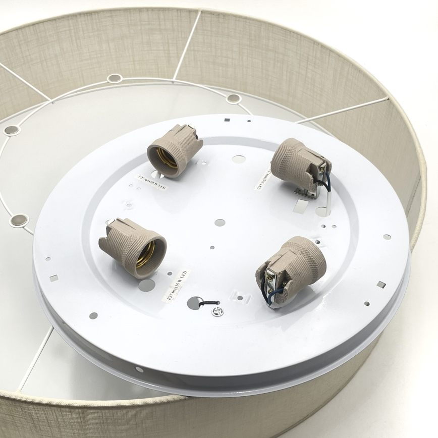 Brilagi - LED loftlampe SIRIJA 4xE27/60W/230V Ø 60 cm cremefarvet