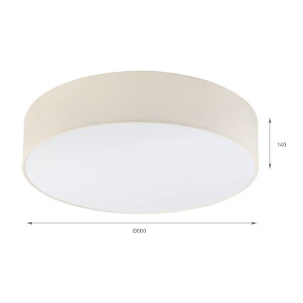 Brilagi - LED loftlampe SIRIJA 4xE27/60W/230V Ø 60 cm cremefarvet