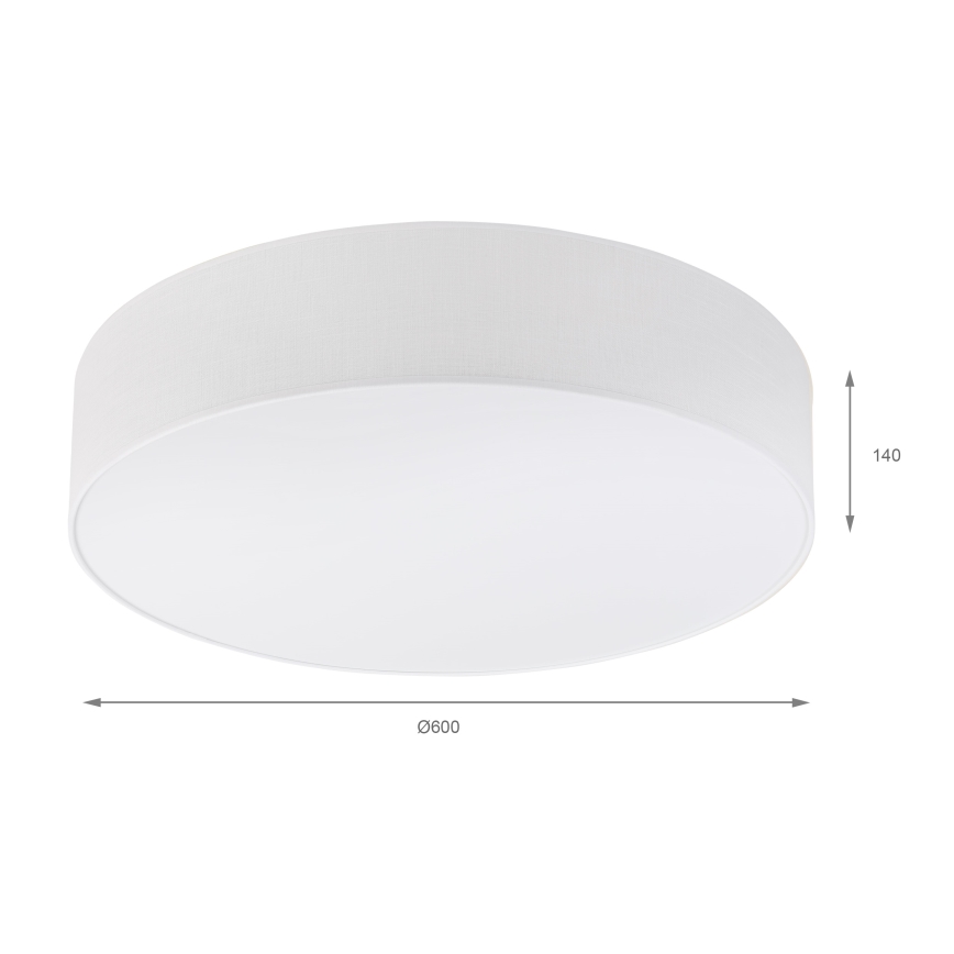 Brilagi - LED-loftlampe SIRIJA 4xE27/60W/230V Ø 60 cm hvid