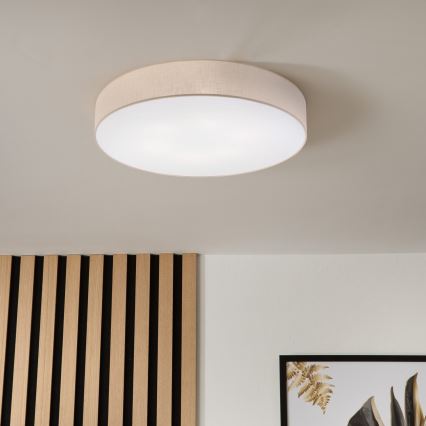 Brilagi - LED-loftlampe SIRIJA 6xE27/15W/230V Ø 80 cm beige