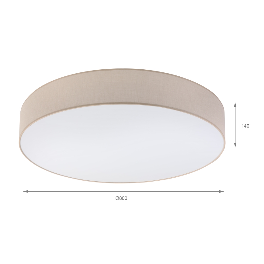 Brilagi - LED-loftlampe SIRIJA 6xE27/15W/230V Ø 80 cm beige