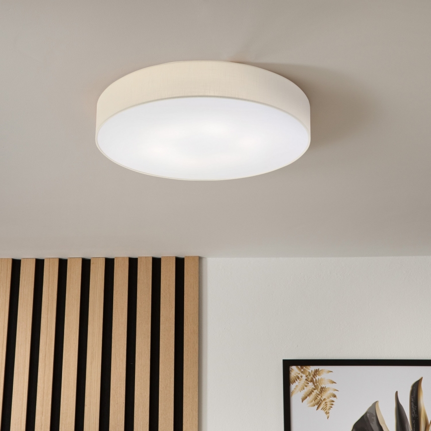 Brilagi - LED loftlampe SIRIJA 6xE27/15W/230V Ø 80 cm cremefarvet