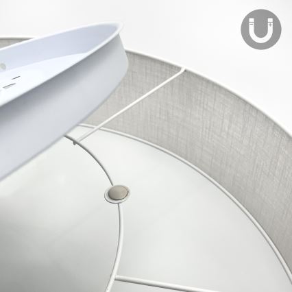 Brilagi - LED-loftlampe SIRIJA 6xE27/60W/230V Ø 80 cm hvid