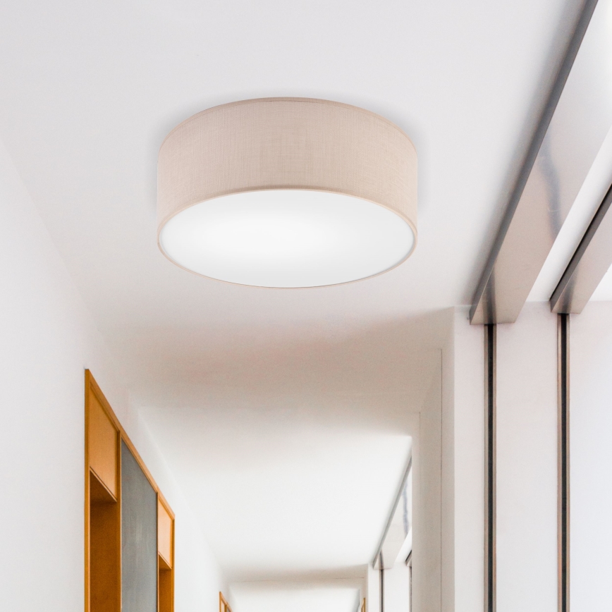 Brilagi - LED loftlampe SIRIJA LED/12W/230V diameter 35 cm beige