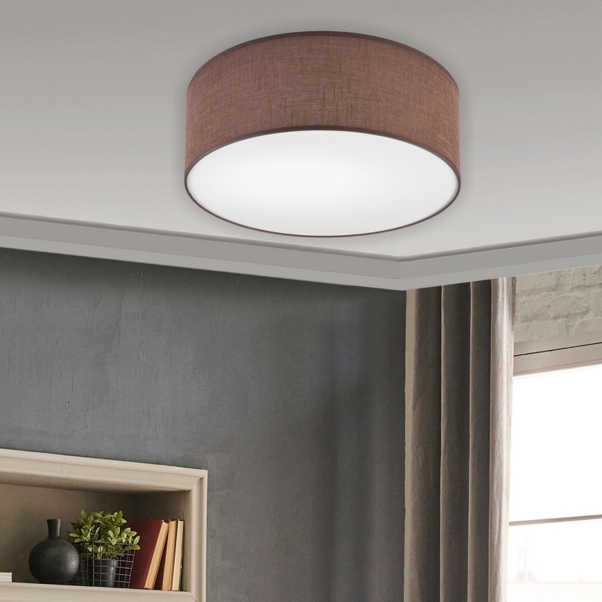 Brilagi - LED loftlampe SIRIJA LED/12W/230V diameter 35 cm brun