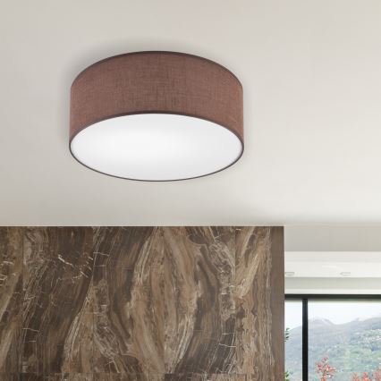 Brilagi - LED loftlampe SIRIJA LED/12W/230V diameter 35 cm brun
