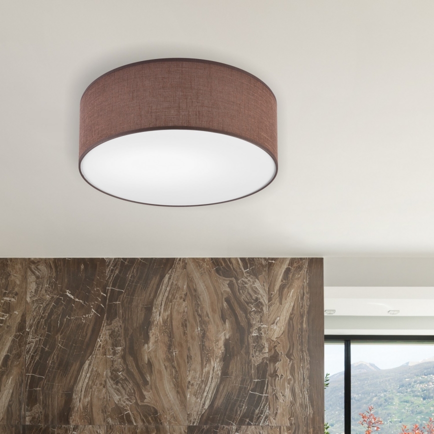 Brilagi - LED loftlampe SIRIJA LED/12W/230V diameter 35 cm brun