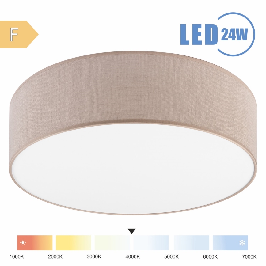 Brilagi - LED loftlampe SIRIJA LED/24W/230V diameter 45 cm beige