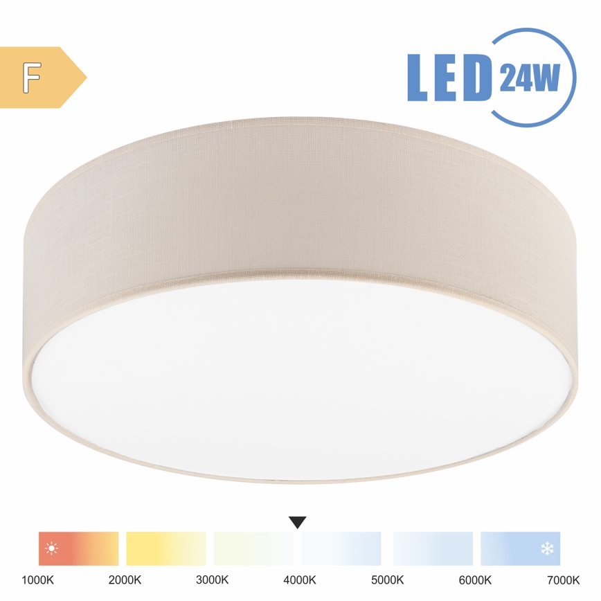 Brilagi - LED loftlampe SIRIJA LED/24W/230V diameter 45 cm cremefarvet