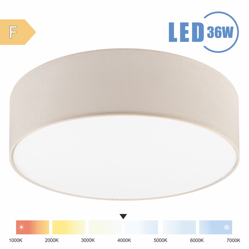 Brilagi - LED loftlampe SIRIJA LED/36W/230V diameter 45 cm cremefarvet