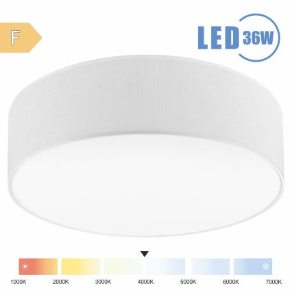 Brilagi - LED loftlampe SIRIJA LED/36W/230V diameter 45 cm hvid