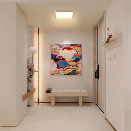 Brilagi - LED loftlampe SLIMFRAME LED/25W/230V 30x30 cm hvid