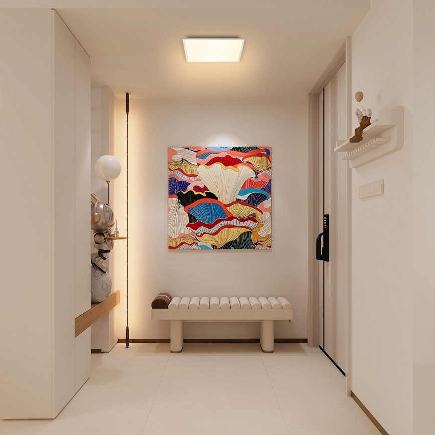 Brilagi - LED loftlampe SLIMFRAME LED/25W/230V 30x30 cm hvid