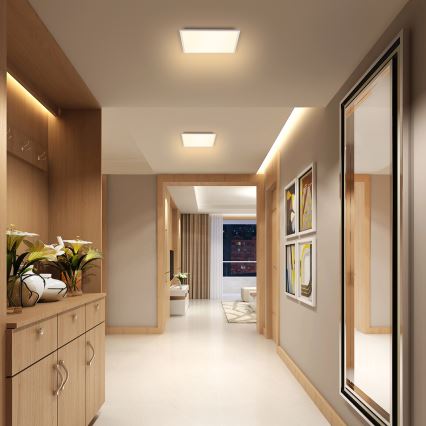 Brilagi - LED loftlampe SLIMFRAME LED/25W/230V 30x30 cm hvid