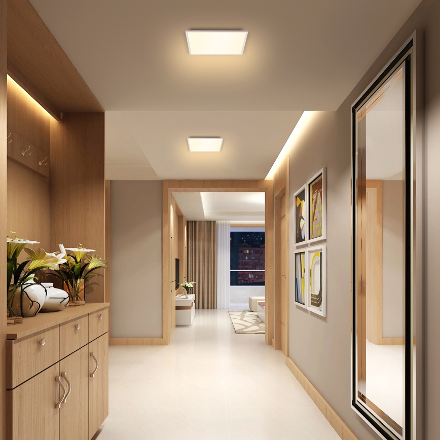 Brilagi - LED loftlampe SLIMFRAME LED/25W/230V 30x30 cm hvid