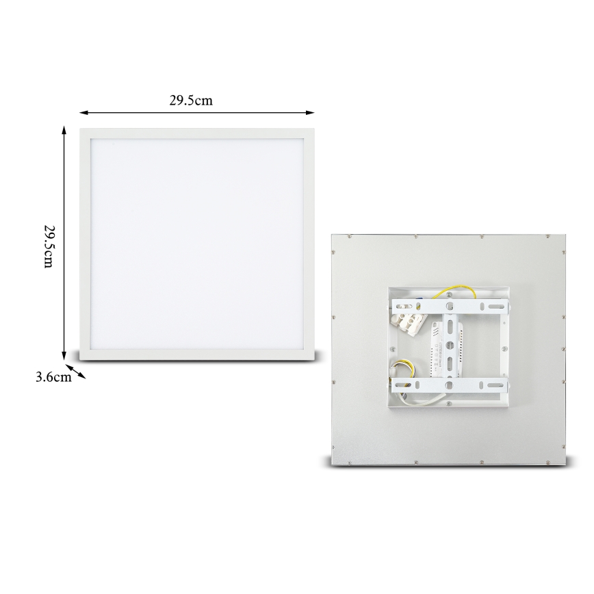 Brilagi - LED loftlampe SLIMFRAME LED/25W/230V 30x30 cm hvid