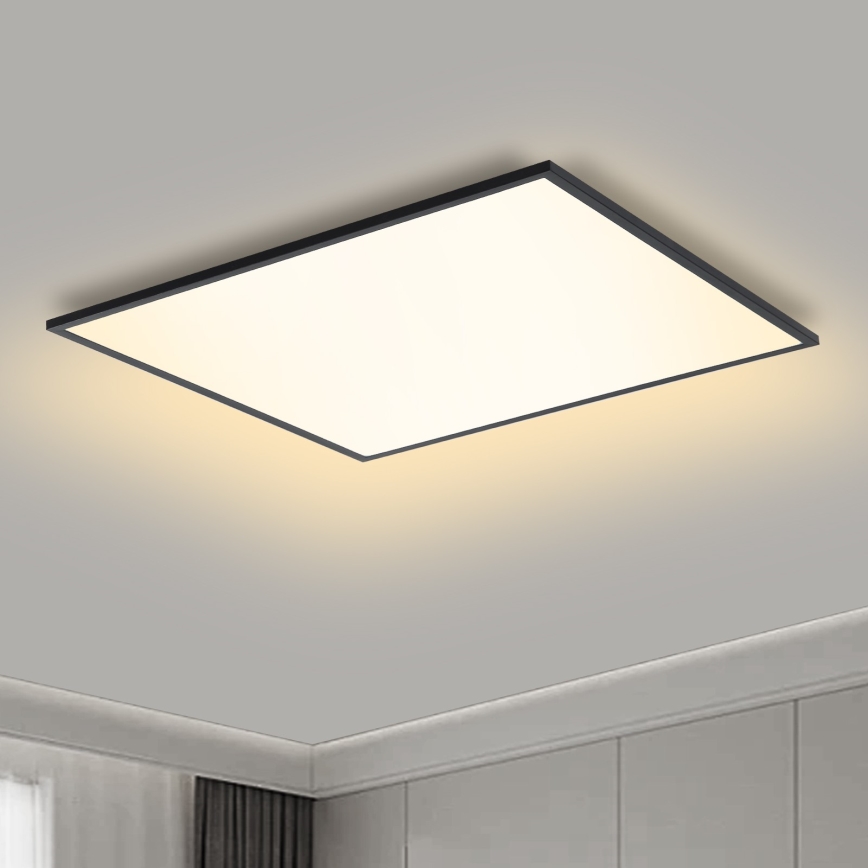 Brilagi - LED loftlampe SLIMFRAME LED/58W/230V 60x60 cm sort