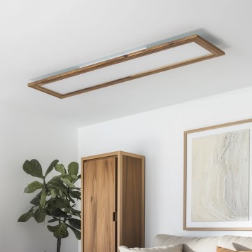 Brilagi - LED loftlampe SLIMFRAME WOOD LED/58W/230V 124x34 cm brun