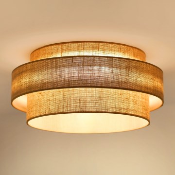 Brilagi - LED loftlampe SPACE YUTE LED/12W/230V diameter 50 cm 3000K/4000K/6400K beige