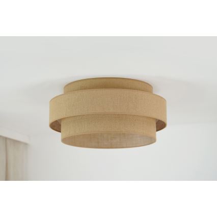 Brilagi - LED loftlampe SPACE YUTE LED/12W/230V diameter 50 cm 3000K/4000K/6400K beige