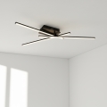 BRILAGI - LED-loftlampe STRIPES LED/30W/230V 51x78 cm sort