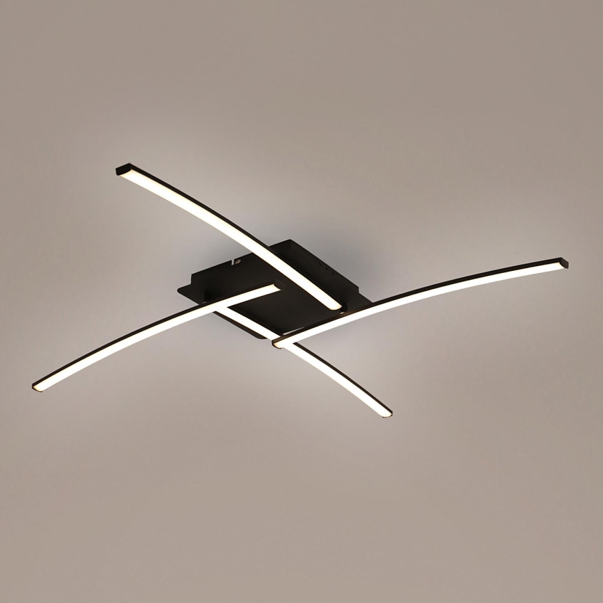 Brilagi - LED loftlampe STRIPES LED/32W/230V 69x69 cm sort