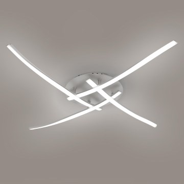 Brilagi - LED loftlampe STRIPES LED/32W/230V sølvfarvet