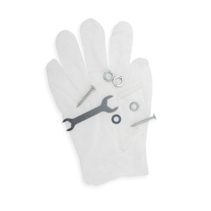 Brilagi - LED loftlampe STRIPES LED/37W/230V 68x68 cm sort