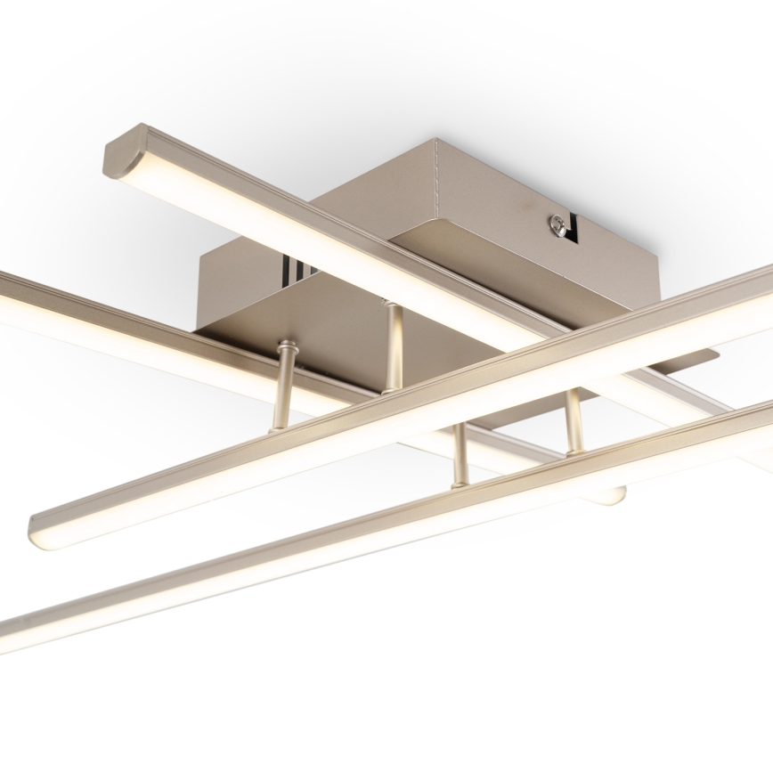 Brilagi - LED-loftlampe STRIPES LED/37W/230V 68x68 cm sølvfarvet