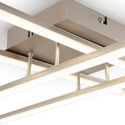 Brilagi - LED-loftlampe STRIPES LED/37W/230V 68x68 cm sølvfarvet
