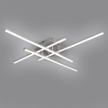 Brilagi - LED loftlampe STRIPES LED/37W/230V sølvfarvet