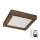 Brilagi - LED loftlampe til badeværelse dæmpbar WOODY FRAME LED/24W/230V eg 30x30 cm 3000-6000K IP44 + fjernbetjening