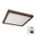 Brilagi - LED loftlampe til badeværelse dæmpbar WOODY FRAME LED/50W/230V eg 60x60 cm 3000-6000K IP44 + fjernbetjening