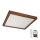 Brilagi - LED loftlampe til badeværelse dæmpbar WOODY FRAME LED/50W/230V eg kirsebær 60x60 cm 3000-6000K IP44 + fjernbetjening