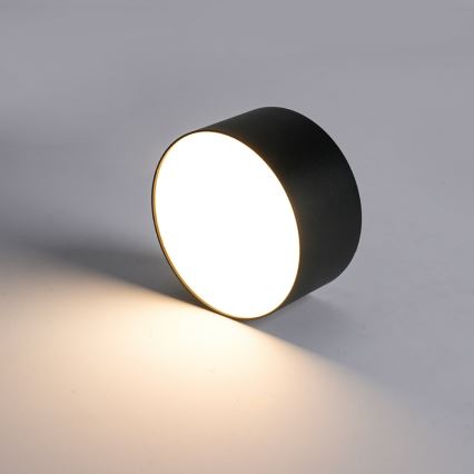 Brilagi - LED badeværelsesloftlampe FORIS LED/14W/230V Ø 12 cm sort IP44