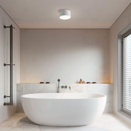 Brilagi - LED loftlampe til badeværelse FORIS LED/9W/230V Ø 9 cm hvid IP44